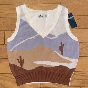 Hollister sweater vest NWT  SZ XS